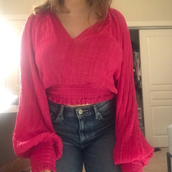 Like New free people long sleeve blouse - Picture 3 of 3